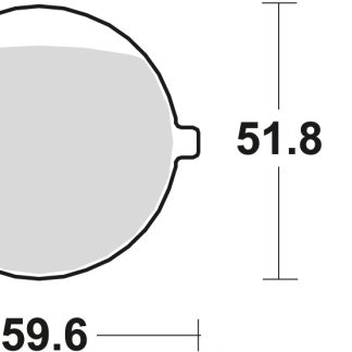 TRW LUCAS KLOCKI HAMULCOWE KH198 ORGANIC CAGIVA ROADSTER 125 / 200 95-98, J