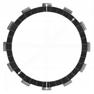 TRW LUCAS TARCZE SPRZĘGŁOWE YAMAHA FZR 600 89-94, (EBS2315) (PROMOCJA)