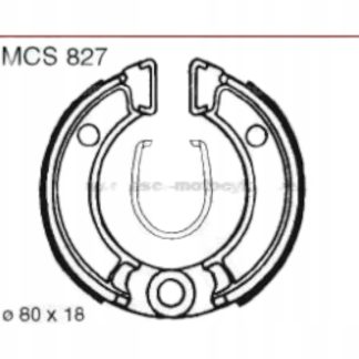 TRW LUCAS SZCZĘKI HAMULCOWE (80X18MM) (H301) (PROMOCJA)