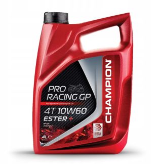 CHAMPION OLEJ SILNIKOWY PRORACING GP 4T 10W60 ESTER + 4L MA2 SYNTETYCZNY (A
