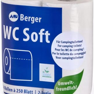 PAPIER TOALETOWY ROZPUSZCZALNY BERGER WC SOFT 4 ROLKI