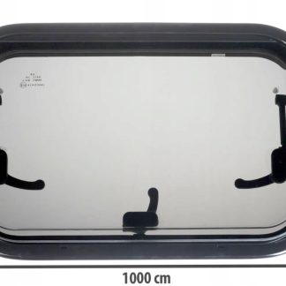 Okno uchylne do kampera / przyczepy Berger 1000x500 mm moskitiera roleta