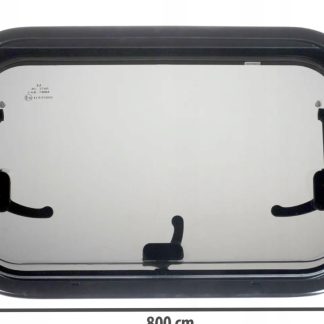 Okno uchylne do kampera / przyczepy Berger 800x450 mm moskitiera roleta