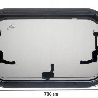 Okno uchylne do kampera / przyczepy Berger 700x300 mm moskitiera roleta