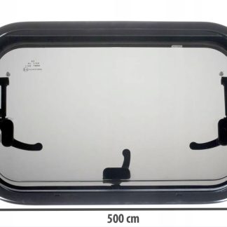 Okno uchylne do kampera / przyczepy Berger 500x300 mm moskitiera roleta