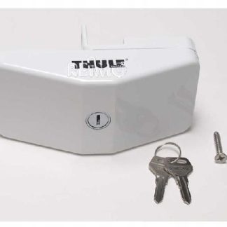 Zabezpieczenie drzwi do kampera przyczepy THULE
