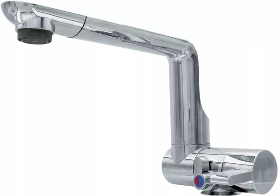 KRAN WYLEWKA BATERIA OBROTOWA DO KAMPERA PRZYCZEPY COMET ARONA 27 mm