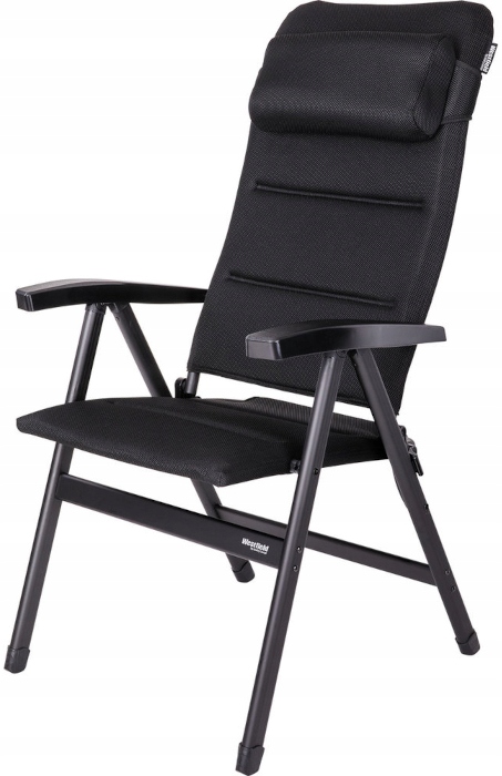 KRZESŁO SKŁADANE TURYSTYCZNE WESTFIELD SCOUT 140KG Czarne