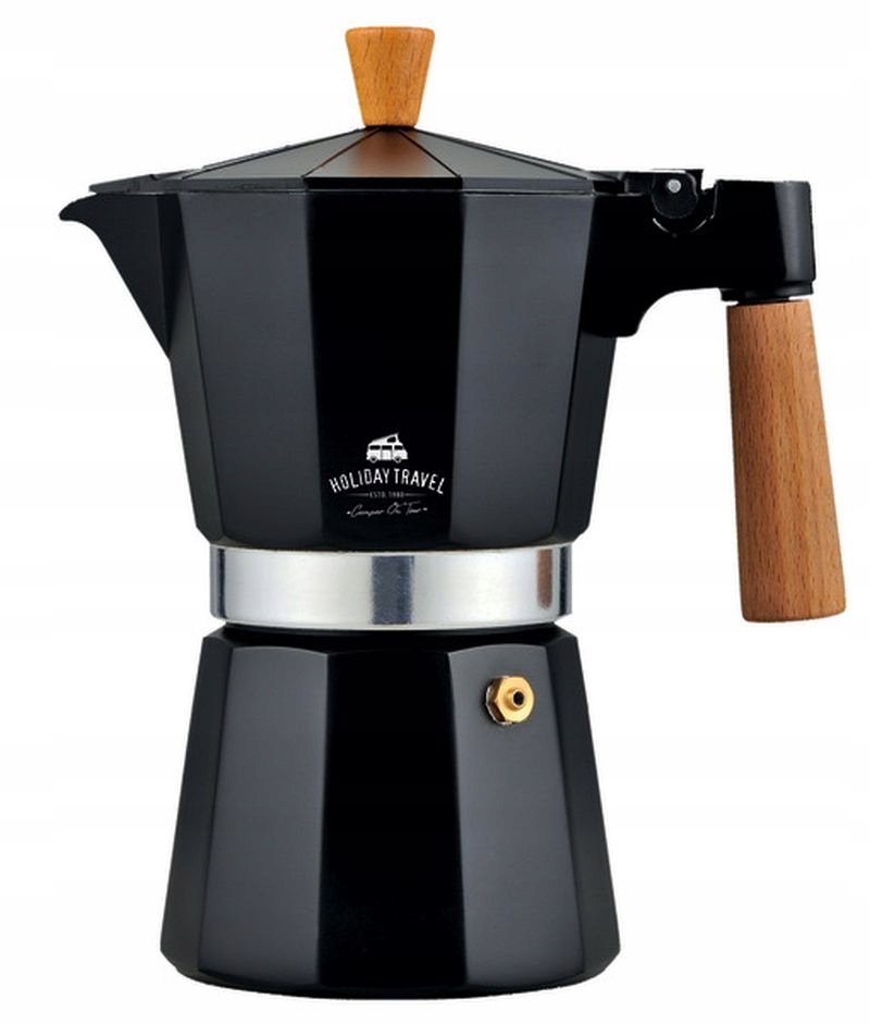 Turystyczny ekspres do kawy kawiarka 6 filiżanek Holiday Travel Drewno