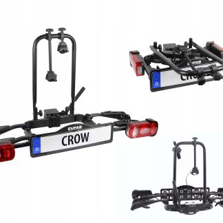 Bagażnik rowerowy Eufab Crow 11563 składany 2 rowery