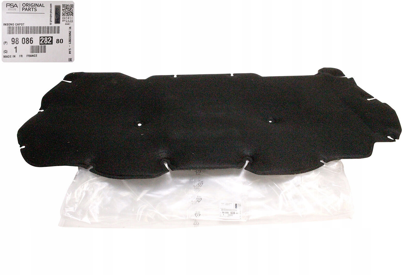 Peugeot 508 Lift 2014- Wygłuszenie maski podbitka ORYGINAŁ 9808628280