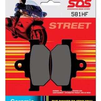 SBS KLOCKI HAMULCOWE KH106 STREET CERAMIC KOLOR CZARNY