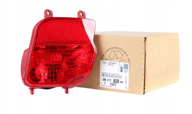 LAMPA PRZECIWMGIELNA P 2008 3008 C5 AIRCROSS LEWA W ZDERZAKU 9811718480