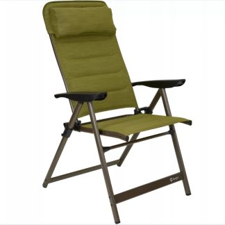 Krzesło turystyczne z oparciem Berger Slimline czerwony