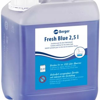 PŁYN SANITARNY DO TOALET TURYSTYCZNYCH KASETY BERGER FRESH BLUE 2,5 L
