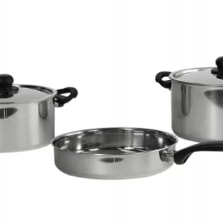 Berger zestaw garnków ze stali nierdzewnej z pokrywką, 5 elementów