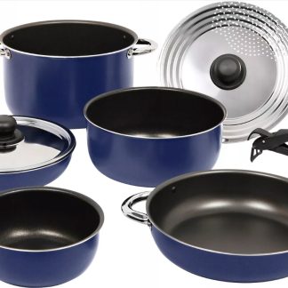 Zestaw garnków aluminiowych Berger z powłoką zapobiegającą przywieraniu