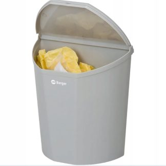 KOSZ NA ŚMIECI Z POKRYWKĄ ŚMIETNIK BERGER 6 L do kampera