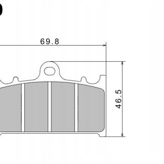 NISSIN 2024/10 KLOCKI HAMULCOWE KH158 PREMIUM SEMI-METALLIC (SPIEK METALICZ