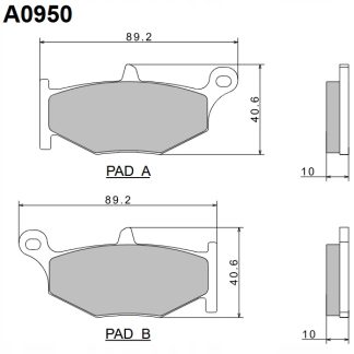 NISSIN 2024/10 KLOCKI HAMULCOWE KH419 PREMIUM SEMI-METALLIC (SPIEK METALICZ