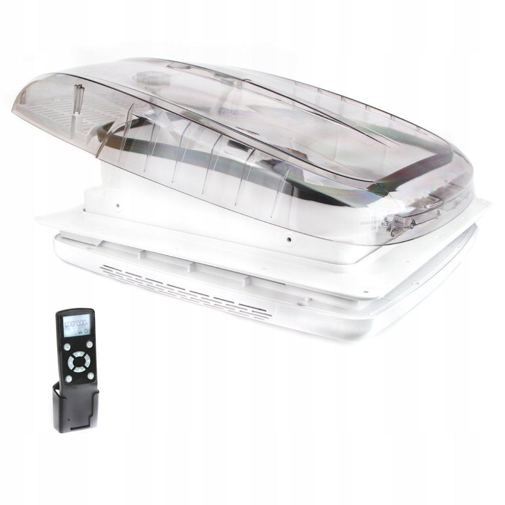 Plus Fan automatyczny wentylator dachowy 40x40cm przezroczysty