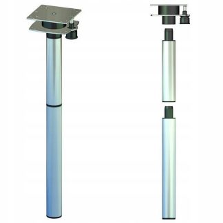 Noga alu stołu do kampera łodzi 700mm przyczepy