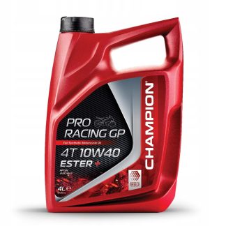 CHAMPION OLEJ SILNIKOWY PRORACING GP 4T 10W40 ESTER + 4L MA2 SYNTETYCZNY (A