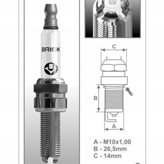 BRISK PREMIUM ŚWIECA ZAPŁONOWA COR10LGS KTM SXF/EXCF 250/450 '14-'22 , HUSQ