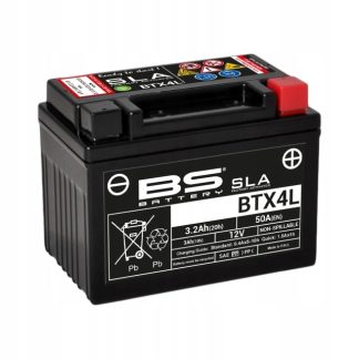 BS AKUMULATOR BTX4L+ / BTZ5S (FA) (YTX4L-BS, YT4L-BS, YTZ5S) 12V 3AH 114X71