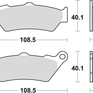 TRW ZF KLOCKI HAMULCOWE KH209 KH209/2 SINTER STREET APRILIA PEGASO 650 97-1