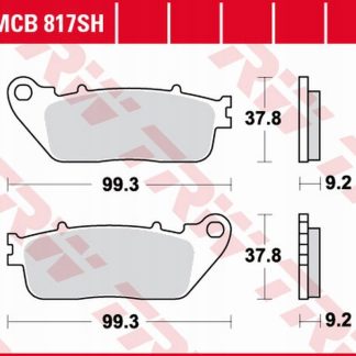 TRW ZF KLOCKI HAMULCOWE KH488 SINTER STREET HONDA VFR 800F '14-, VFR 800X C
