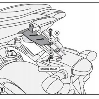 KAPPA ADAPTER DO ZAMONTOWANIA STELAŻA BOCZNEGO TE2140K BEZ UŻYCIA STELAŻA C