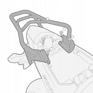 KAPPA STELAŻ KUFRA CENTRALNEGO HONDA CB 500F (13-15), CBR 500R (13-15) ( BE