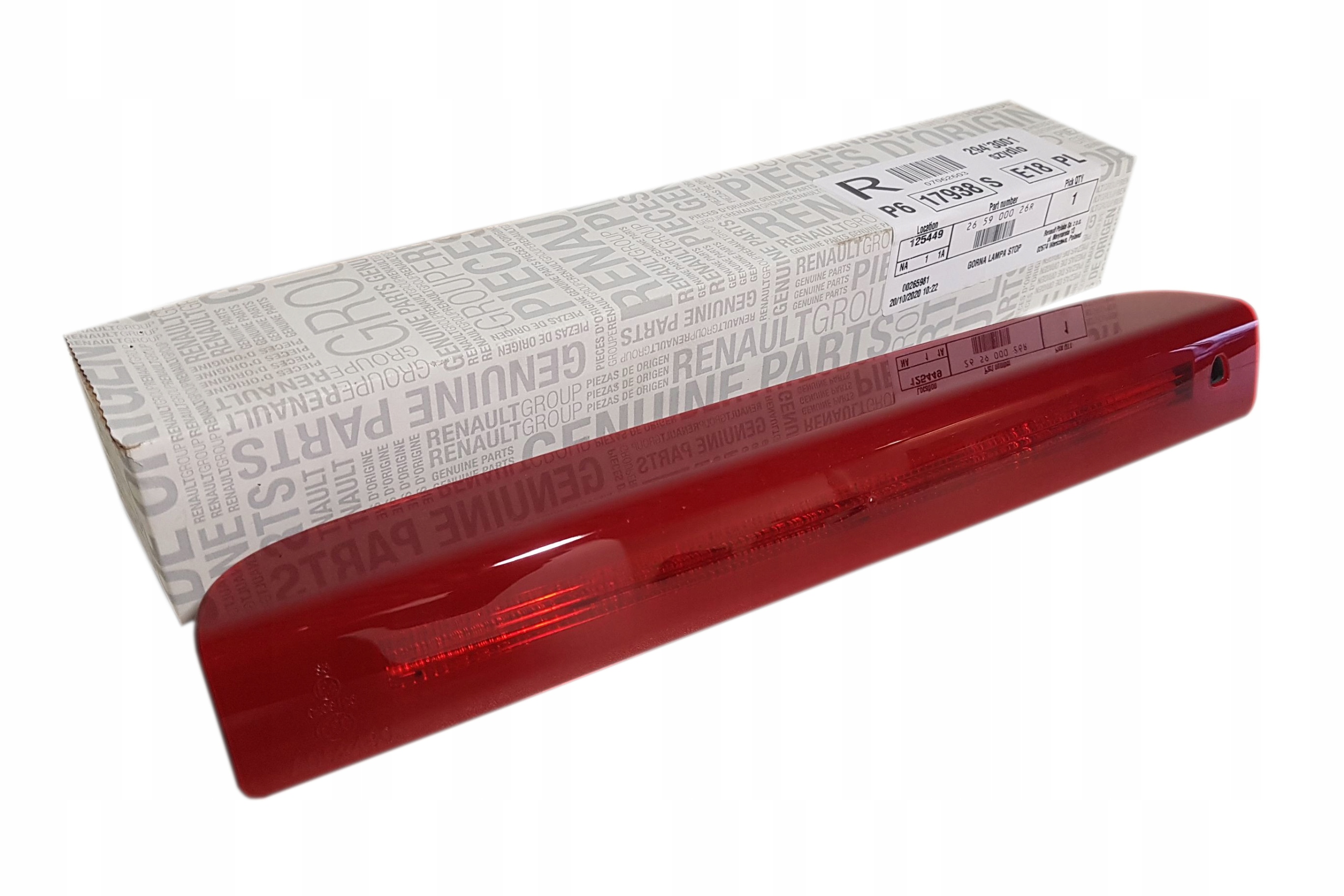 Lampa stop światło SCENIC III MEGANE III KOMBI 265900026R ORG