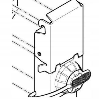 KAPPA ZAMEK DO KUFRA KOMPLETNY (PASUJE DO KUFRÓW CENTRALNYCH / TOP CASE KFR