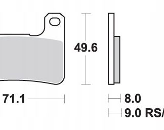 SBS KLOCKI HAMULCOWE KH379 RACING DUAL CARBON KOLOR CZARNY PASUJE DO: SUZUK