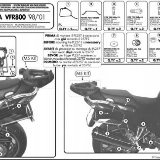 KAPPA STELAŻ KUFRÓW BOCZNYCH MONOKEY HONDA VFR 800 (98-01)