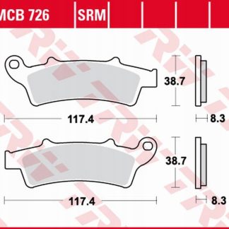 TRW ZF KLOCKI HAMULCOWE KH324 SINTER APRILIA ATLANTIC 125 '03-, SCARABEO 12