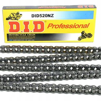 DID ŁAŃCUCH NAPĘDOWY 520NZ-120 (120 OGNIW) BEZ O-RINGÓW (OTWARTY + ZAPINKA)