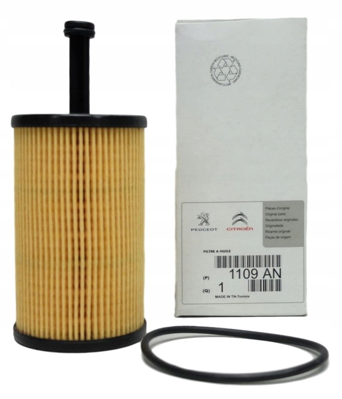 Citroen Peugeot OE 1109AN filtr oleju 1,4 1,6 00-03 ORG