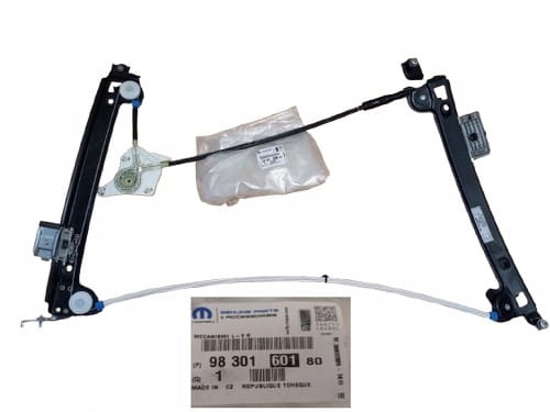 9830160180 PODNOŚNIK SZYBY PRZOD LEWY PEUGEOT 508