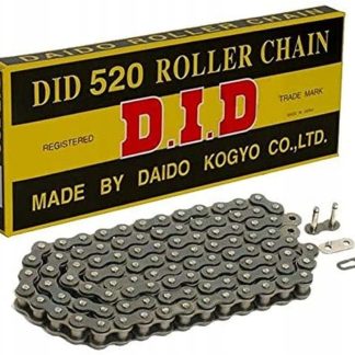 DID ŁAŃCUCH NAPĘDOWY 520-114 (114 OGNIW) BEZ O-RINGÓW (OTWARTY + ZAPINKA)