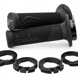 DOMINO MANETKI (GRIPY) OFF ROAD D-LOCK (Z ADAPTERAMI ROLGAZU - KTM, HUSQVAR