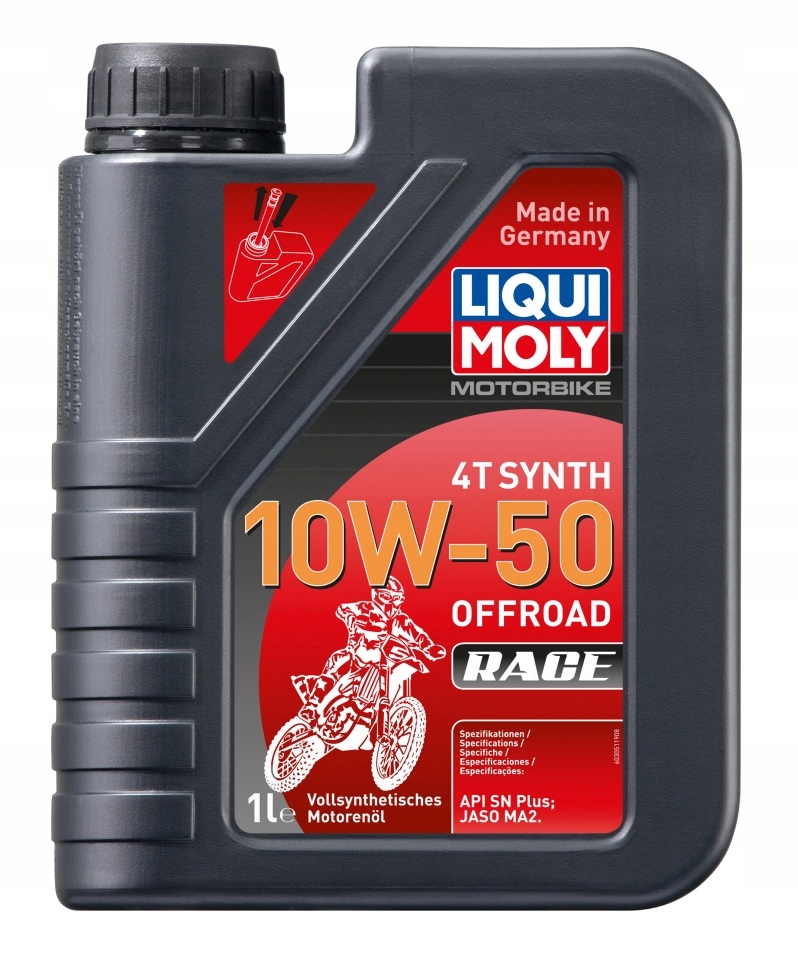LIQUI MOLY OLEJ SILNIKOWY MOTORBIKE 4T SYNTETYCZNY 10W50 OFFROAD RACE 1L (6