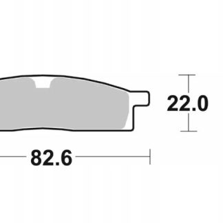 SBS KLOCKI HAMULCOWE NOWOŚĆ KH119 OFF-ROAD RACING SINTER KOLOR ZŁOTY