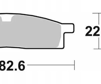 SBS KLOCKI HAMULCOWE NOWOŚĆ KH119 OFF-ROAD SINTER KOLOR ZŁOTY