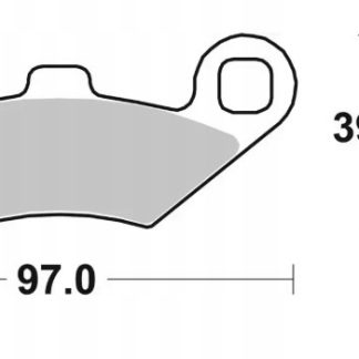 SBS KLOCKI HAMULCOWE NOWOŚĆ KH159 OFF-ROAD SINTER KOLOR ZŁOTY PASUJE DO: AT