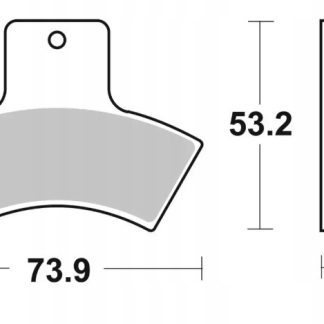 SBS KLOCKI HAMULCOWE NOWOŚĆ KH270 OFF-ROAD SINTER KOLOR ZŁOTY PASUJE DO: PO
