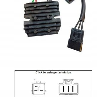 DZE REGULATOR NAPIĘCIA KAWASAKI ZX 6R '07-'08 (50A) (21066-0025)