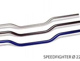 TRW ZF KIEROWNICA STALOWA 22MM SPEEDFIGHTER KOLOR CZARNY